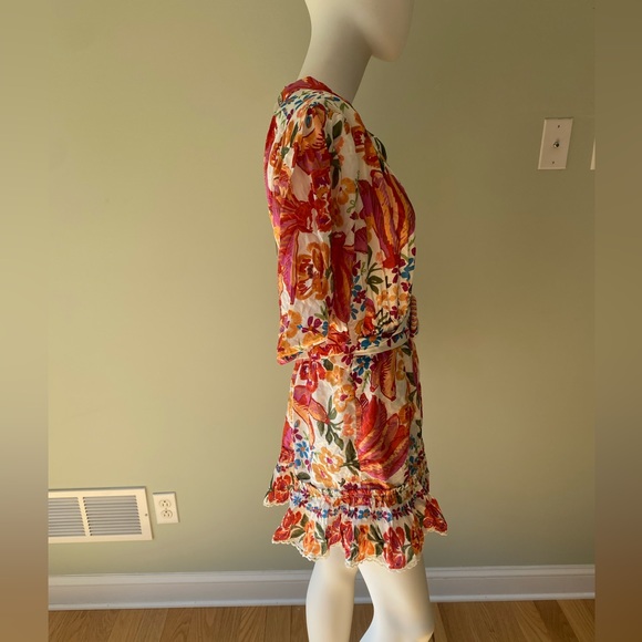 Farm Rio Women’s Spring Bananas Belted Minidress - Size L. - Picture 6 of 10